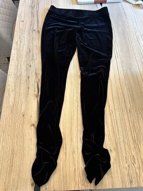 Express Black Velvet Pants